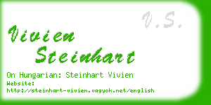 vivien steinhart business card